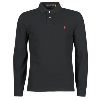 Polo Ralph Lauren POLO AJUSTE DROIT EN COTON BASIC MESH LOGO PONY PLAYER mens Polo shirt in Black - Sizes EU XXL,EU S,EU XS