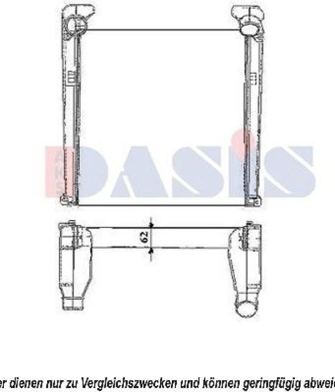 Image of Intercooler AKS DASIS 267005N