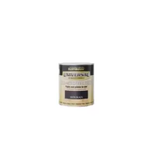 Image of Rust-Oleum Universal All Surface Brush on Paint - Satin - Black - 250ml - Black