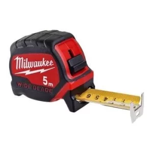 image of Milwaukee Hand Tools 4932471815 Premium Wide Blade Tape 5m