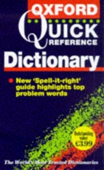 Image of The Oxford Quick Reference Dictionary by Della Thompson Book