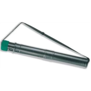 image of Linex 75mm Telescopic Drawing Tube with Locking Caps and Carry Strap Extends from 700mm to 1240mm