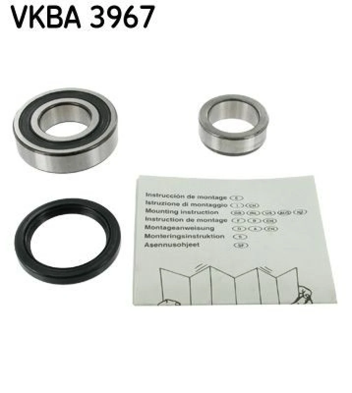 Image of SKF Wheel bearing kit SKF VKBA 3967