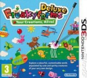 image of Freakyforms Deluxe Your Creations Alive Nintendo 3DS Game