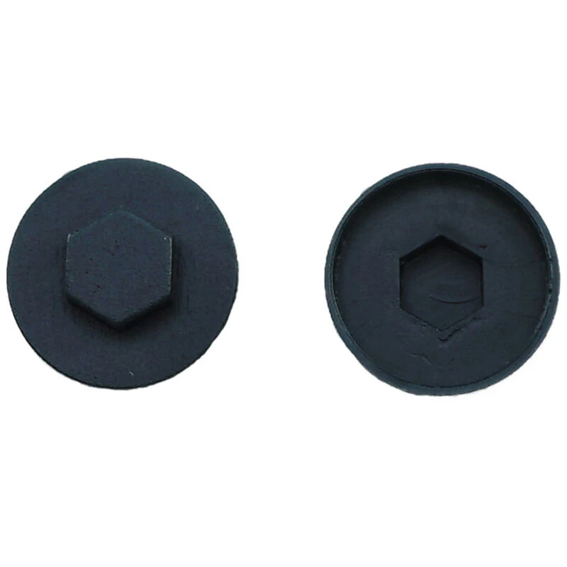 Image of Jcp Fixings Slate Blue Cover Caps - 16mm - Fjmfc16Sb - Box Of 1000