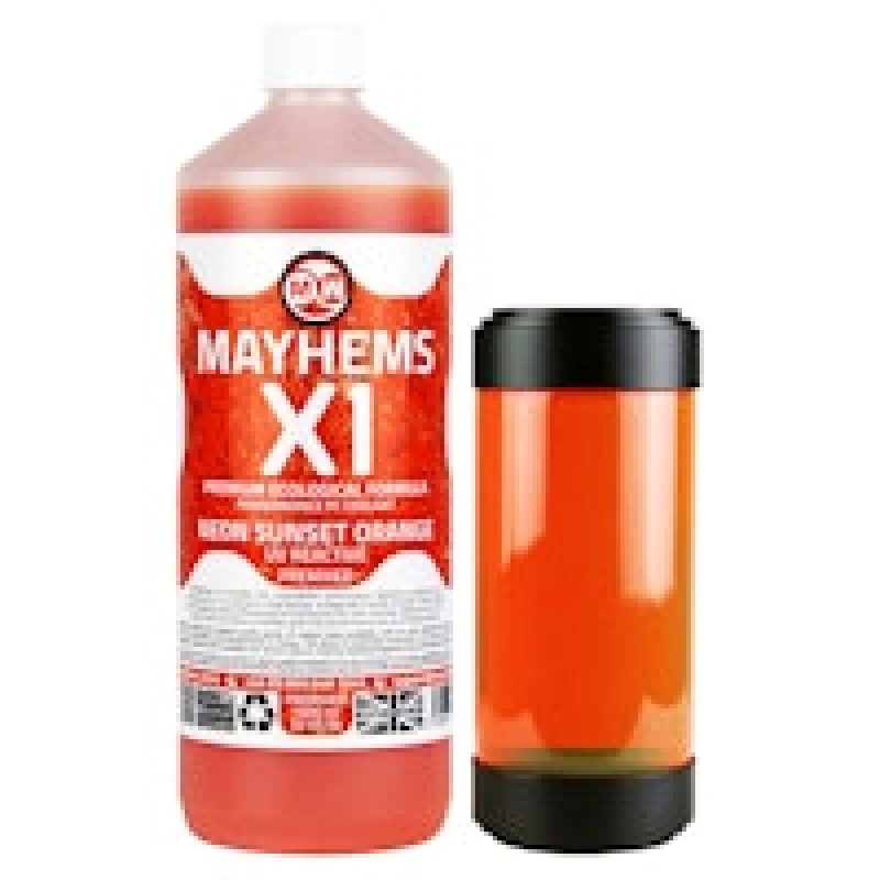 Image of Mayhems X1 UV Orange Premixed Watercooling Fluid 1L