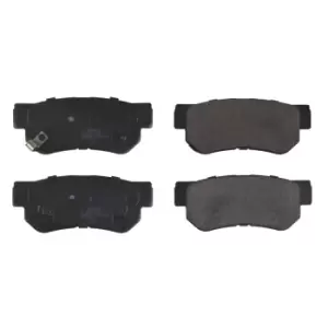 Image of Brake Pad Set 16675 by Febi Bilstein Rear Axle