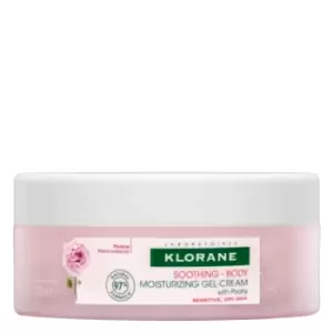 image of Klorane Body Peony Moisturizing Gel-Cream 200ml