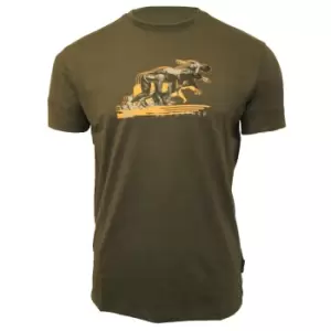 image of Trespass Mens Fastest T-Shirt (L) (Khaki)