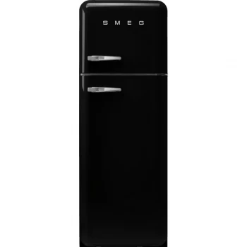 Image of SMEG Right Hand Hinge FAB30RBL5UK 70/30 Fridge Freezer - Black - D Rated