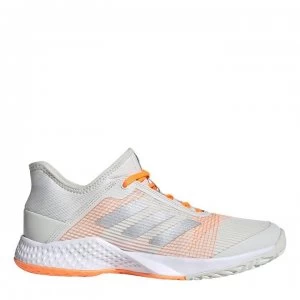 image of adidas Adizero Club Bounce Womens Tennis Shoes - Orbit/Grey