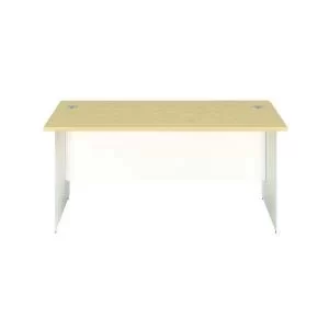 image of Jemini Rectangular Panel End Desk 1400x800x730mm Maple KF804741