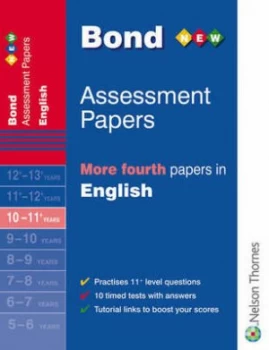 Image of Bond Assessment Papers. More Fourth Papers in English by Sarah Lindsay Book