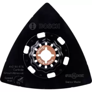 Image of Bosch AVZ 90 RT Starlock Oscillating Multi Tool Sanding Plate 90mm 60g Pack of 1