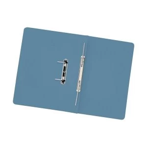 Image of Guildhall Foolscap 315gm2 35mm Spine Manilla Transfer File Blue Pack of 50