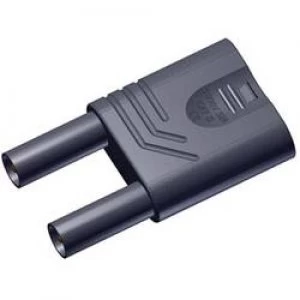 Image of Safety shorting plug Black Pin diameter 4mm SKS Hirschmann