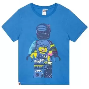 image of Lego Movie 2 Boys Rex Dangervest T-Shirt (3-4 Years) (Blue)