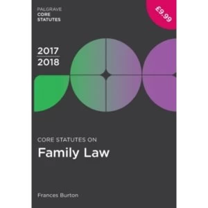 Image of Core Statutes on Family Law 2017-18