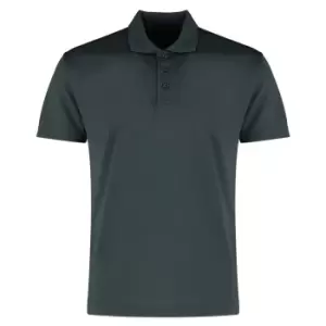 Image of Kustom Kit Mens Cooltex Plus Micro Mesh Polo Shirt (3XL) (Graphite Grey)
