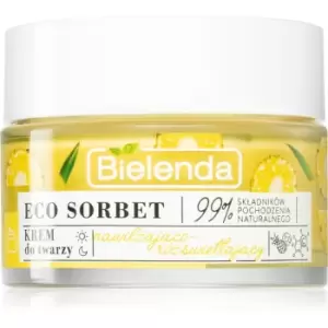 Image of Bielenda Eco Sorbet Pineapple Hydrating and Brightening Face Cream 50ml