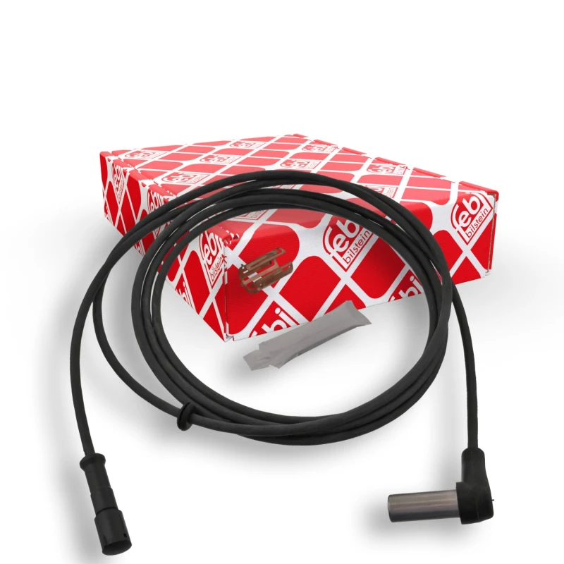 Image of FEBI BILSTEIN 45778 ABS Sensor Front Axle Right, with bush Sensor,wheel speed (412)