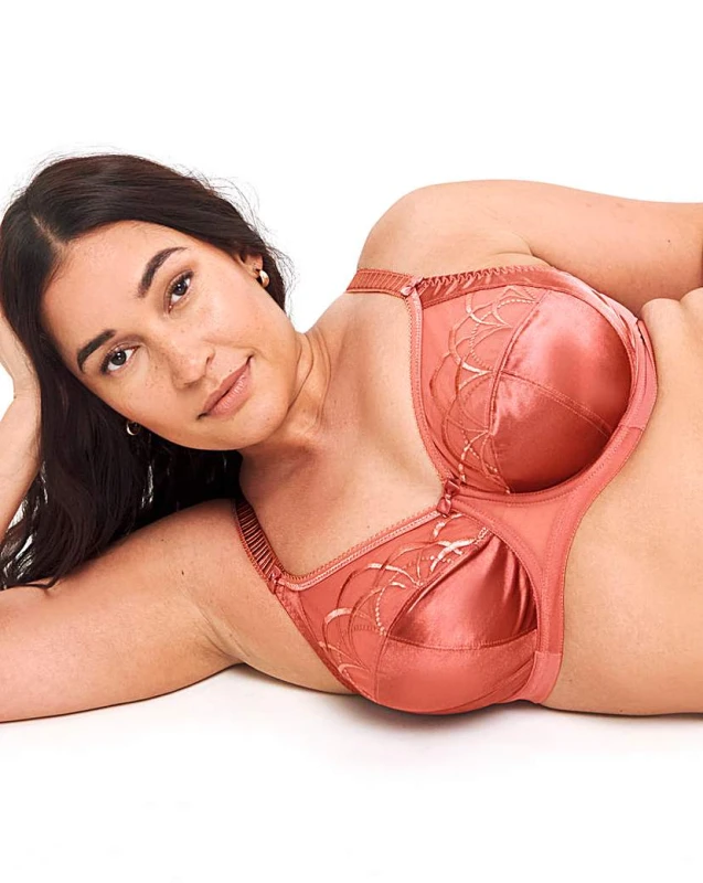 Image of Elomi Elomi Cate Full Cup Wired Bra Rosewood Rosewood Female 38DD IH40465