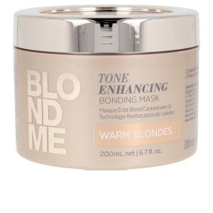 image of BLONDEME bonding mask #warm blondes 200ml