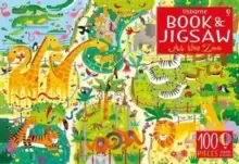 Image of Usborne Book and Jigsaw At the Zoo