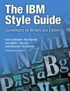 Image of ibm style guide conventions for writers and editors