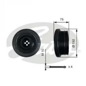 Image of GATES Torsional Vibration Damper Kit TVD1050A