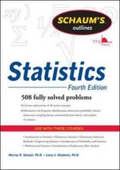 Image of Statistics by Murray R Spiegel Paperback