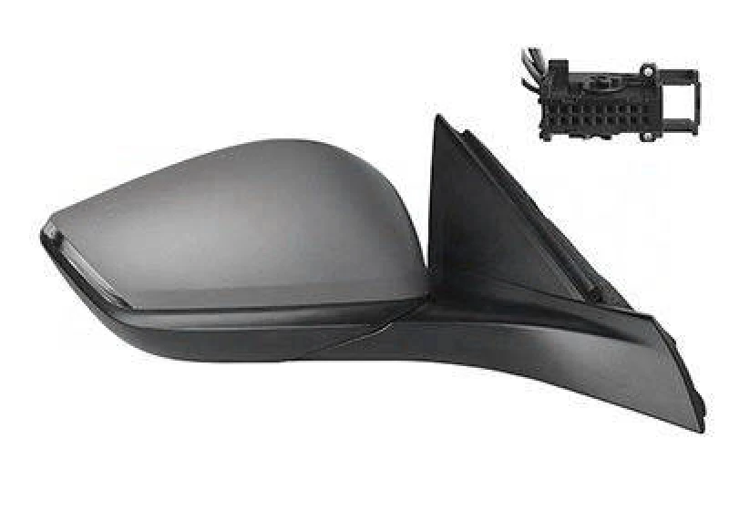 Image of VAN WEZEL 4093808 Wing mirror * HAGUS * Right, with temperature sensor, primed Outside Mirror (50)