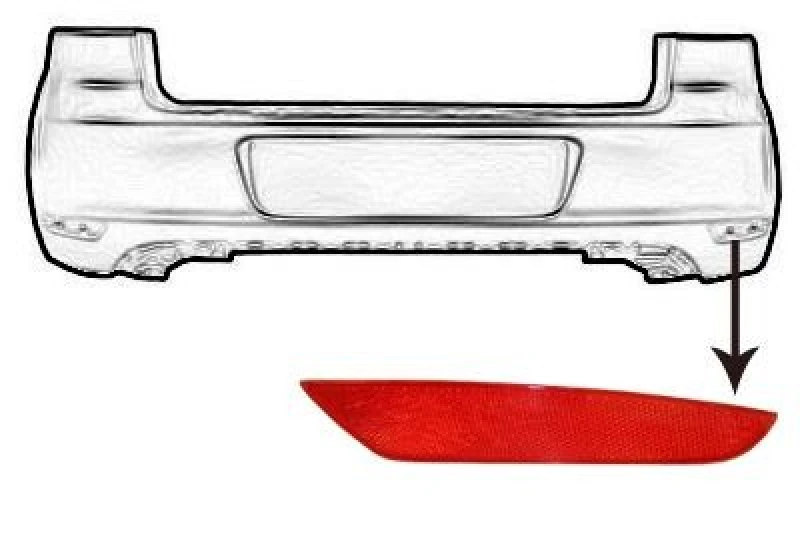 Image of VAN WEZEL Reflex Reflector VAN WEZEL 5863940