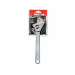 Image of Dekton Adjustable Spanner Monkey Wrench 10" 250mm Size Heat Treated Carbon Steel