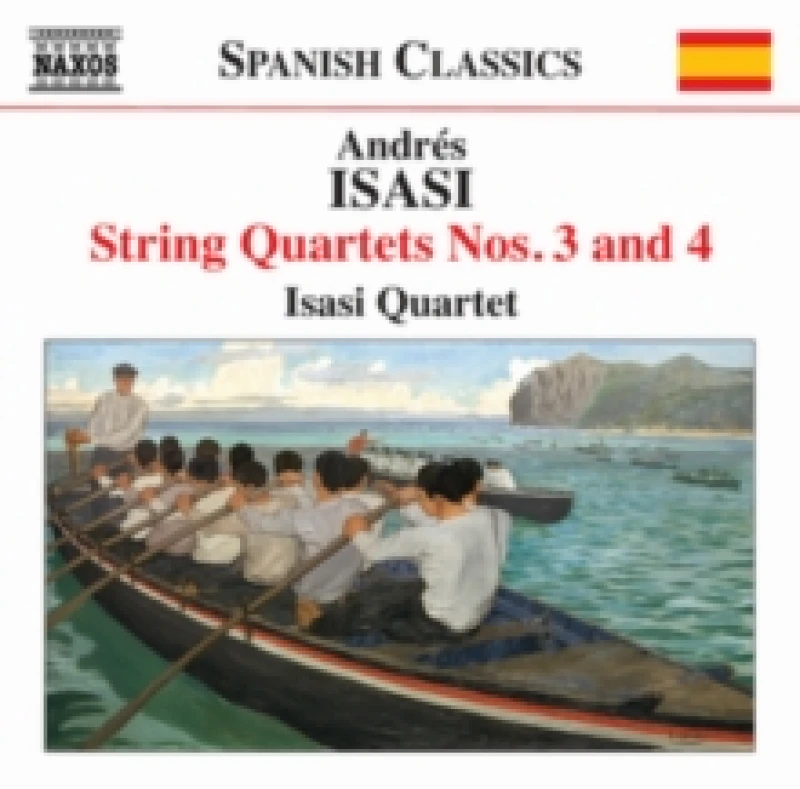 Image of Andres Isasi: String Quartets Nos. 3 and 4 CD / Album