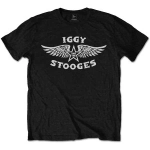 Image of Iggy & The Stooges - Wings Mens Large T-Shirt - Black