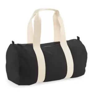 Image of Westford Mill EarthAware Organic Barrel Bag (One Size) (Black)