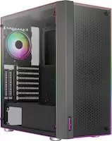 image of Aerocool Skribble ARGB Mid Tower Case - Black