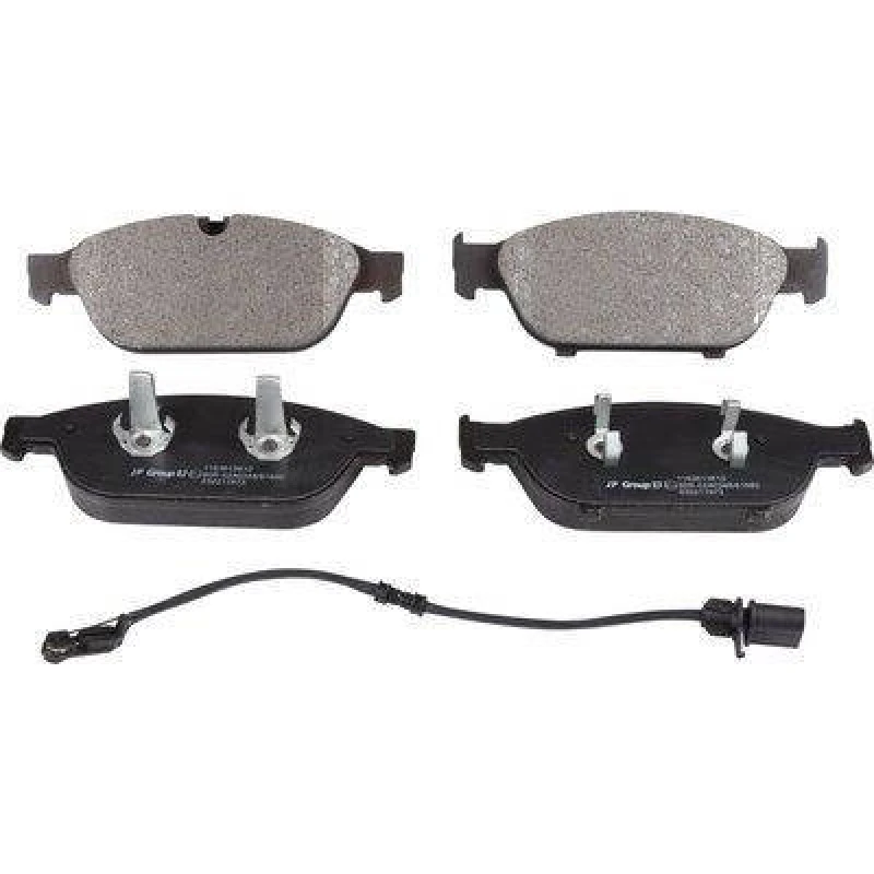 Image of JP GROUP 1163613610 Brake pad set JP Front Axle, incl. wear warning contact Brake Pad Set,disc brake (402)