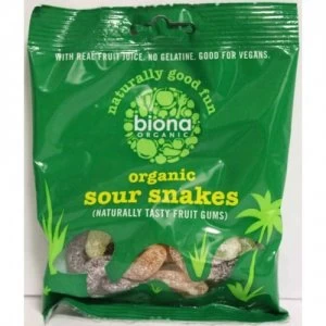 Image of Biona Organic Sour Snakes 75g