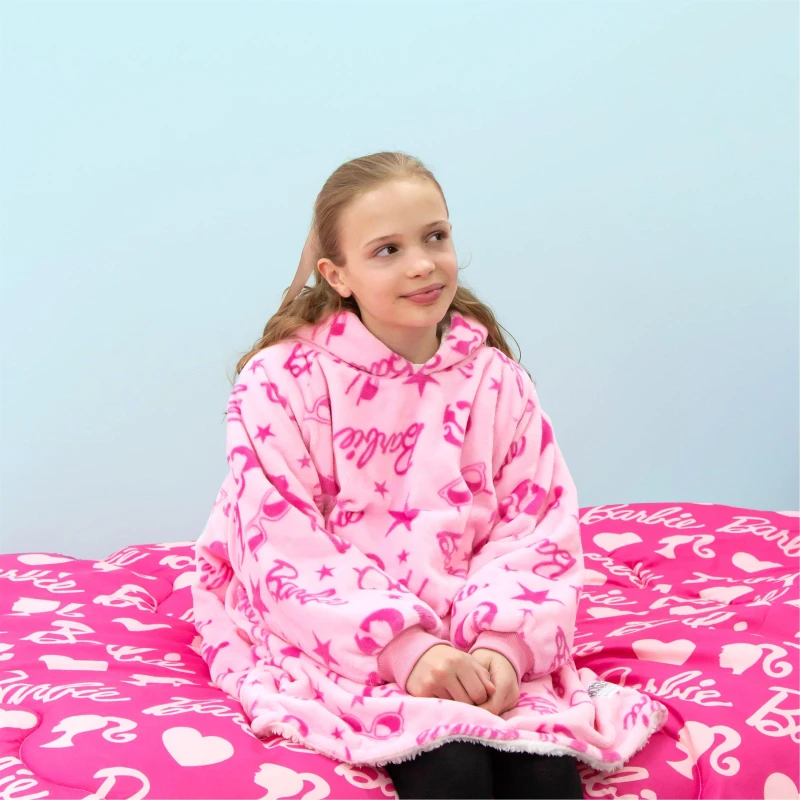 Image of Barbie Boxfresh Wearable Hooded Fleece Unclassified Medium Multi 84776999130