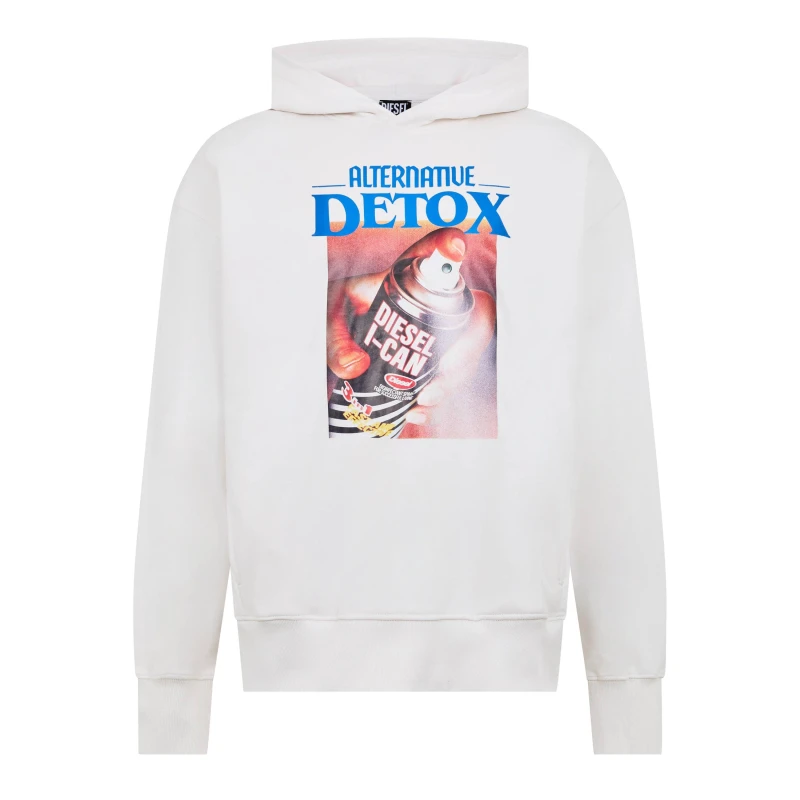 Image of Diesel Mens Crew Sweatshirt White male XS