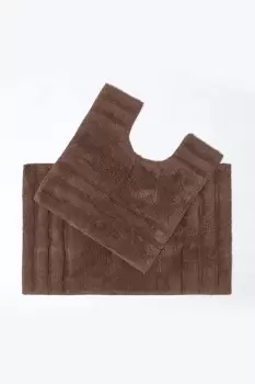 Image of Spa Supreme Luxury Bath Mat and Pedestal Set