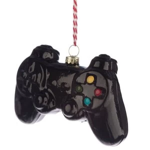 Image of Game Over Game Controller Glass Christmas Bauble Decoration