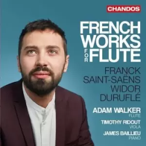 image of Franck/Saint-Saens/Widor/Durufle French Works for Flute by Cesar Franck CD Album