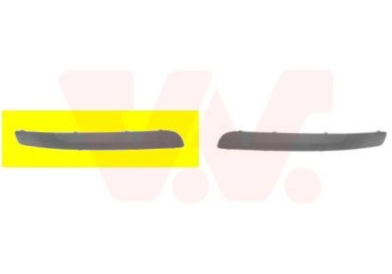 Image of VAN WEZEL Bumper cover VAN WEZEL 7626582