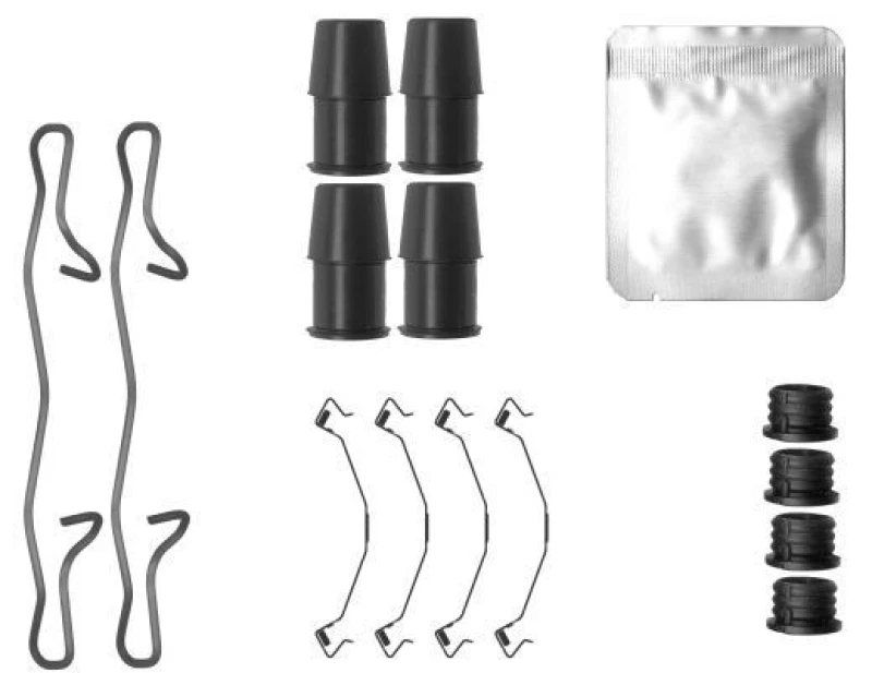 Image of Brake pad fitting kit TEXTAR 82560000