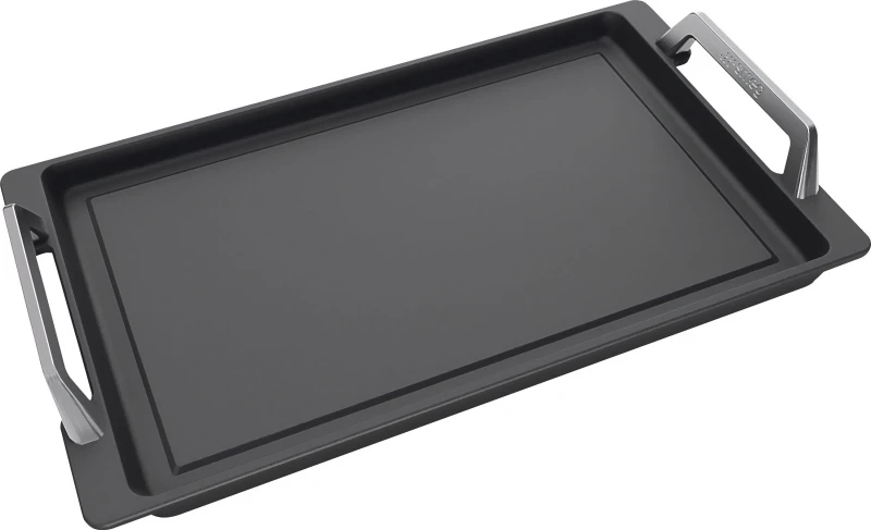 Image of Smeg TPKPLATE Pan Teppanyaki Grill Plate - Black