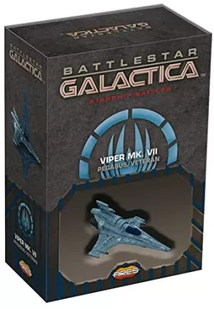 image of Battlestar Galactica Starship Battles Spaceship Pack: Viper MK.VII (Pegasus/Veteran)