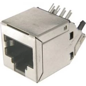 ASSMANN WSW AMJ 188 30101 CAT6 Modular Socket RJ45 CAT 6 8 RJ45 Socket horizontal mount Silver